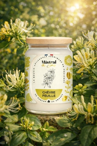 Bougie parfumée "Chèvrefeuille"