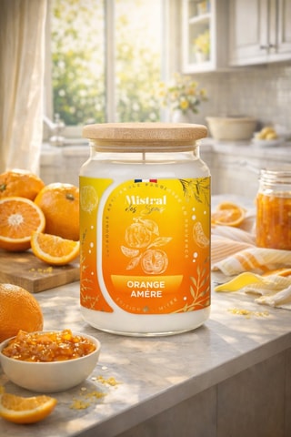 Bougie parfumée "Orange amère"