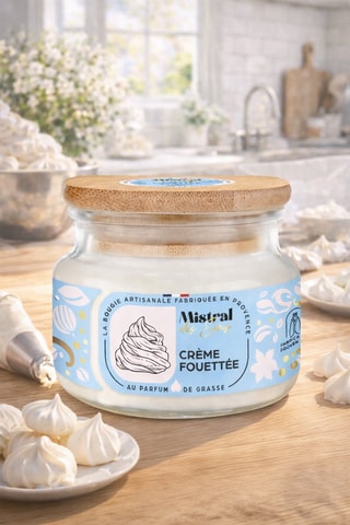 Bougie parfumée "Crème fouettée"