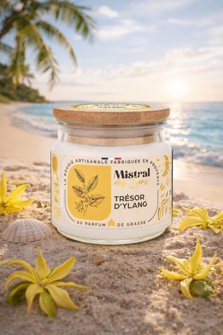 Bougie parfumée "Trésor d'Ylang"