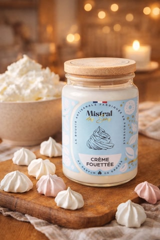 Bougie parfumée "Crème fouettée"