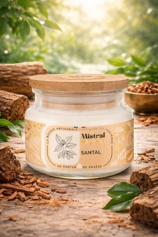 Bougie parfumée "Santal"