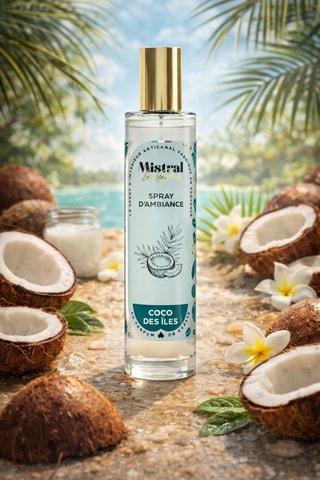 Parfum d'intérieur "Coco des îles" - 100 ml
