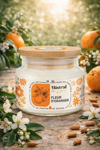 Bougie parfumée "Fleur d'oranger"