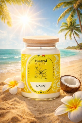 Bougie parfumée "Monoï"