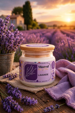 Bougie parfumée "Lavande"