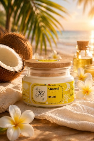 Bougie parfumée "Monoï"