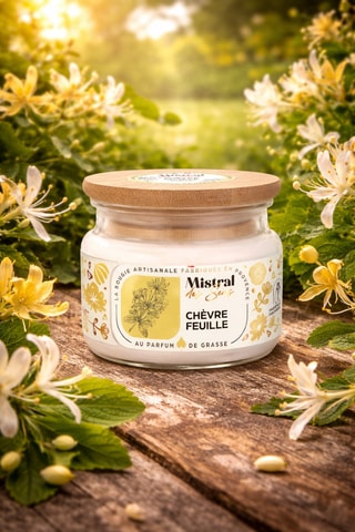 Bougie parfumée "Chèvrefeuille"