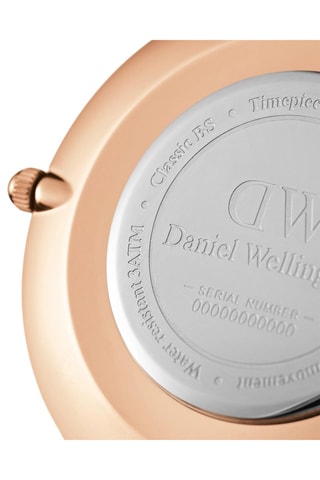 Relógio de quartzo em aço Melrose 36 mm - Dourado-rosa e preto