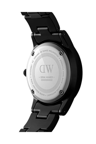 Relógio de quartzo em aço Iconic Link - 32 mm - Preto