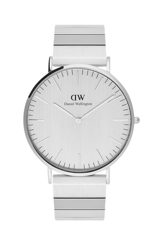 Relógio de quartzo em aço - Prateado