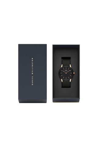 Montre à quartz en silicone Motion 40 mm - Noir