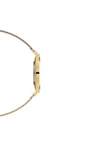 Montre à quartz en acier inoxydable Petite 36 Evergold - Doré et noir