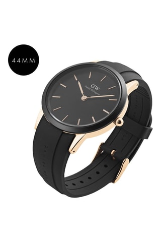 Montre à quartz en caoutchouc Iconic Motion 44 - Noir