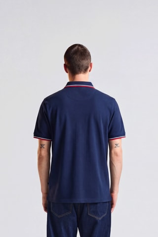 Polo regular - Azul-marinho