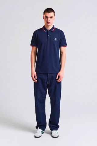 Polo regular - Azul-marinho