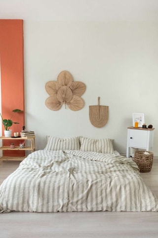 Overtrekset Ranforce King Quilt - Groen