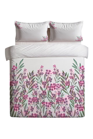 Parure de couette en coton Magnolia - 57 fils/cm² - Crème