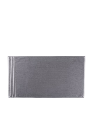 2 draps de douche Mayra - Gris foncé - 75 x 150 cm