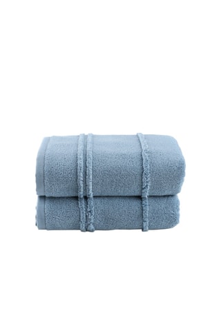 2 draps de douche Arden - Bleu