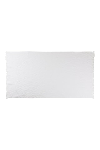 2 draps de douche - Blanc - 75 x 150 cm