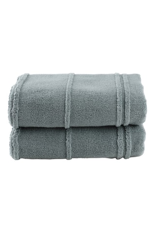 2 draps de bain - Vert - 75 x 150 cm