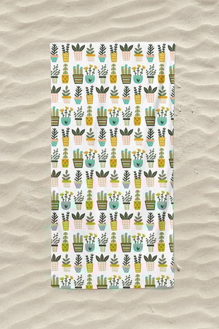 Serviette de plage - Multicolore - 75 x 150 cm