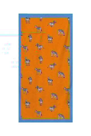 Serviette de plage - Orange - 75 x 150 cm