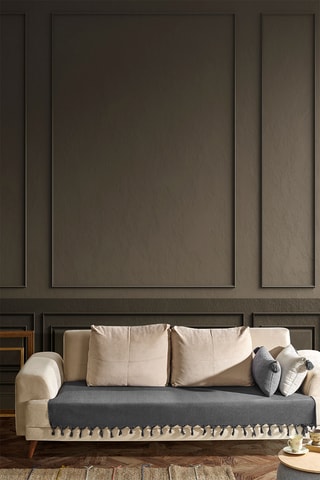 Bankkleed - Antraciet - 115 x 200 cm