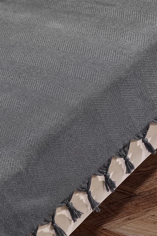 Bankkleed - Antraciet - 115 x 200 cm