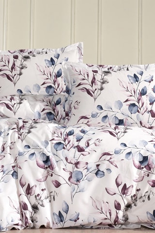 Parure de couette en coton 57 fils/cm² - Blanc