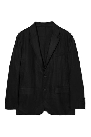 Giacca in lino - Nero