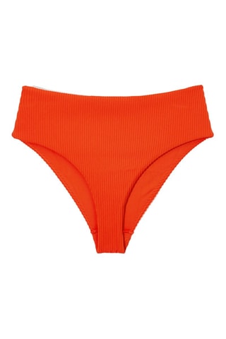 Slip bikini a vita alta - Arancione