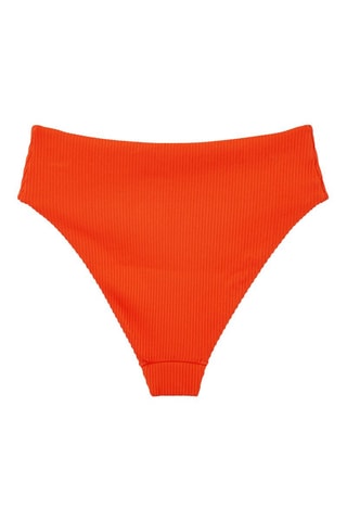 Slip bikini a vita alta - Arancione
