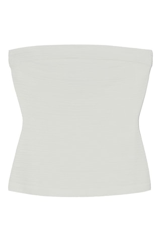 Top bustier - Bianco