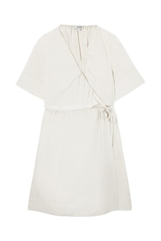 Abito a portafoglio - Beige - COS