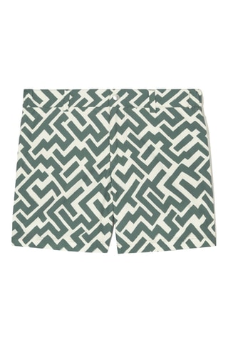 Costume shorts - Bianco e verde
