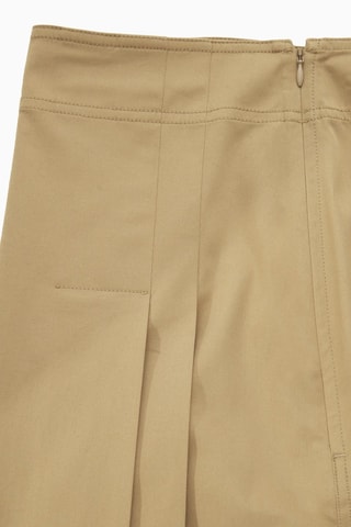 Gonna taglio dritto - Beige