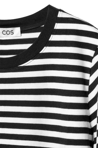 T-shirt regular in cotone bio - Nero