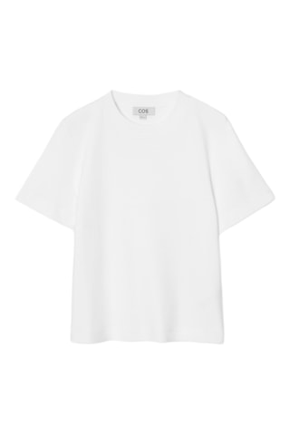 T-shirt regular in cotone bio - Bianco