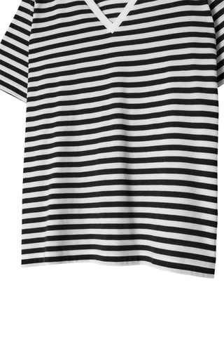 T-shirt regular in cotone bio - Nero