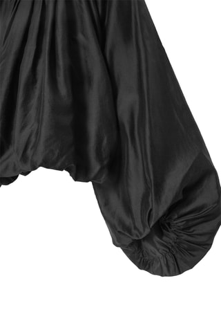 Blusa relaxed - Nero