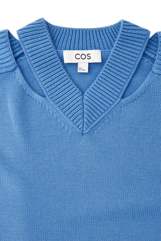 Maglia regular in lana - Blu