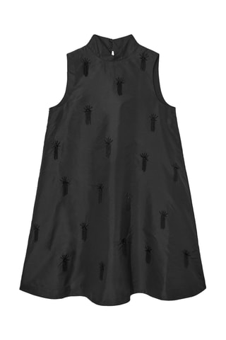 Abito a trapezio regular - Nero