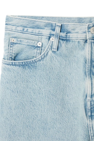 Jean relaxed en coton biologique - Bleu clair