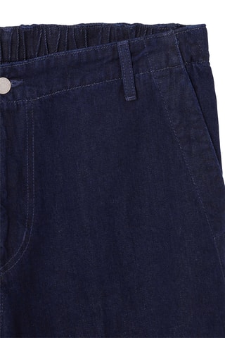 Jeans relaxed in cotone bio - Blu scuro