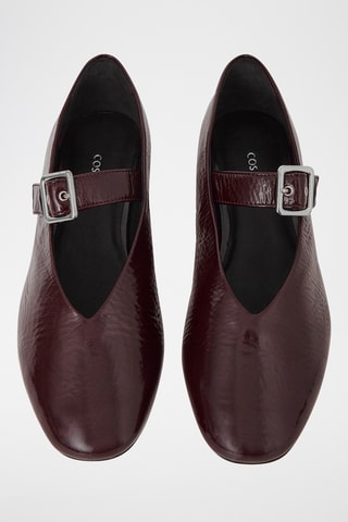 Scarpe baby in pelle - Bordeaux