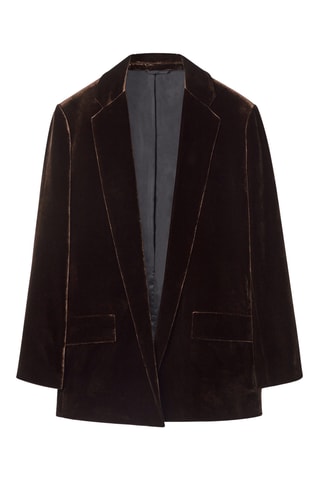 Blazer relaxed - Marrone scuro