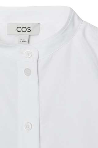 Abito a camicia relaxed - Bianco