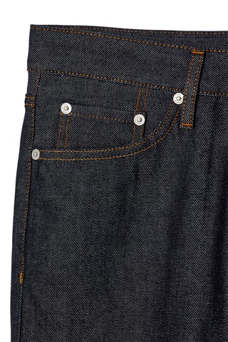 Jeans relaxed in cotone bio - Blu scuro